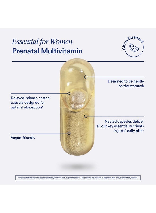 Ritual Essential for Women Prenatal Multivitamin: Folate & Choline for Neural Tube Support, Omega-3 DHA for Fetal Brain Development, Iron, Calcium-Helper D3 & K2, Non-GMO, Vegan, Citrus, 30 Days - Image 5