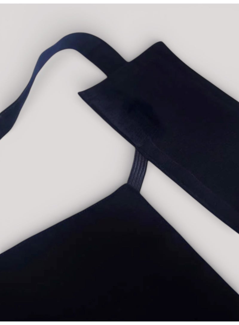 BHNS 2 12 Inch Long Elastic Reinforced Niqab - Women's Nameless Niqab with Soft, High-Quality Fabric, Comfortable and Light on Skin, Slip-Resistant, Washable, Perfect for Everyday and Occasion Use - Image 3