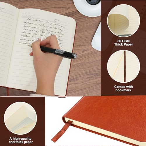 WHLBHG Engineer Gift Engineer Definition Leather Journal Notebook New Licensed Passer Gift Engineering Student Gift Mechanical Engineer Writing Diary (Engineer Definition) - Image 4