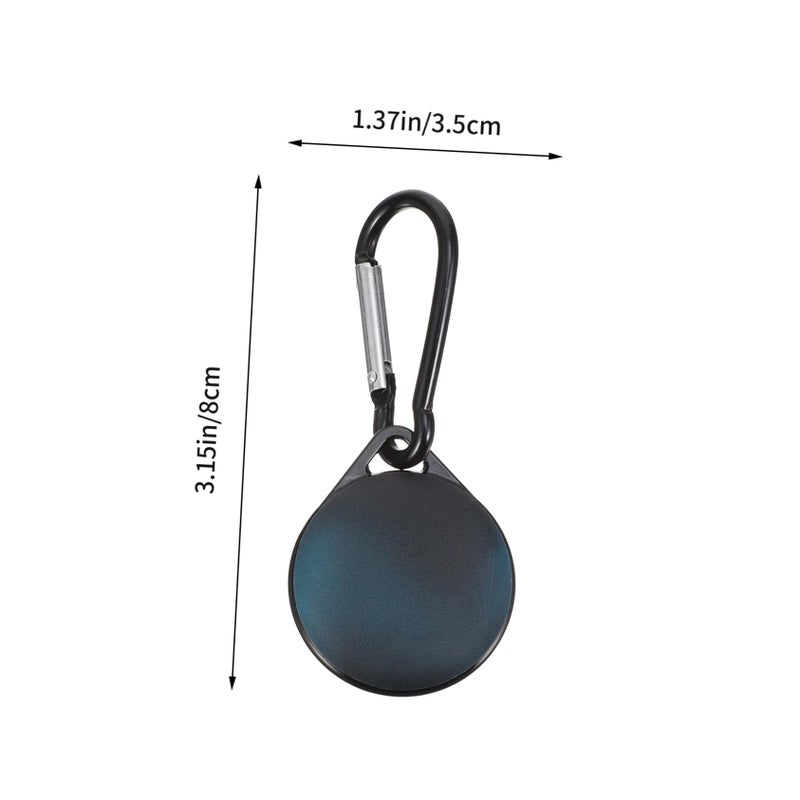 Protective Sleeve Case with Hook for Tracking Device Keys Bags and Pets Black - Image 3