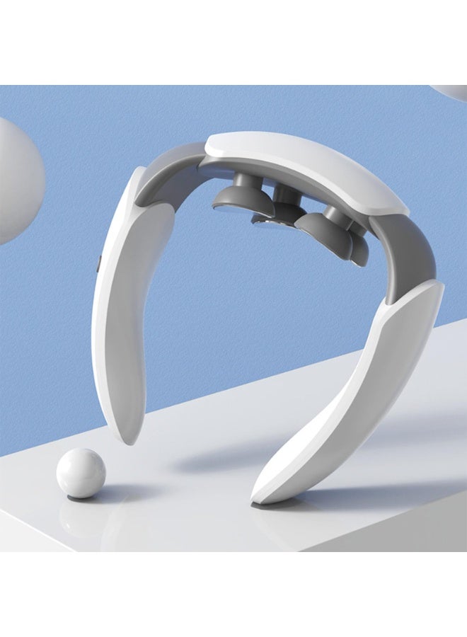 Bukela Heated Neck Massager | Portable Neck Massagers, Hot Compress Protect Massage Tools, Neck Instrument, 6 Modes, 7 Speeds Intensity Tissue Massage - Image 3