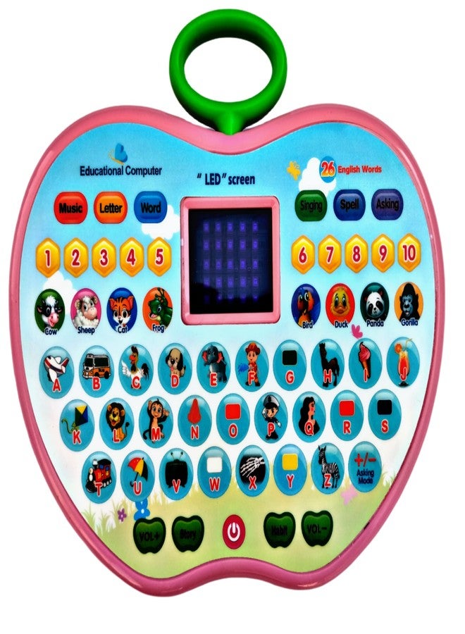 روحاني كمبيوتر محمول تعليمي موسيقي من روحاني مزود بشاشة LED ولعبة كمبيوتر محمول ممتعة للأطفال من الأولاد والبنات (لعبة كمبيوتر محمول تعليمية موسيقية للأطفال) - Image 2