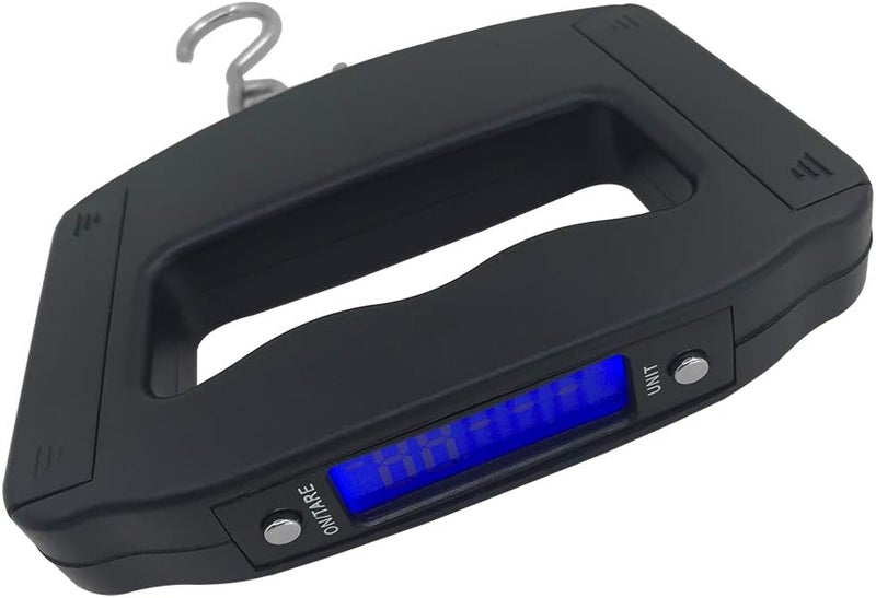 AFUNTA 50Kg 10g Luggage Weight Scale, LCD Luggage Scale Travel Digital, Fish Scale, Home Electronic Portable Hanging Weight Hook Travel Luggage Scale - Image 3