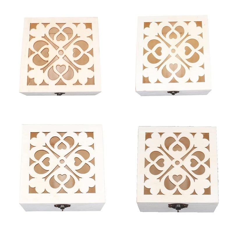 Jades Lydia Wooden Gift Box or Trousseau set of 4 - Image 1