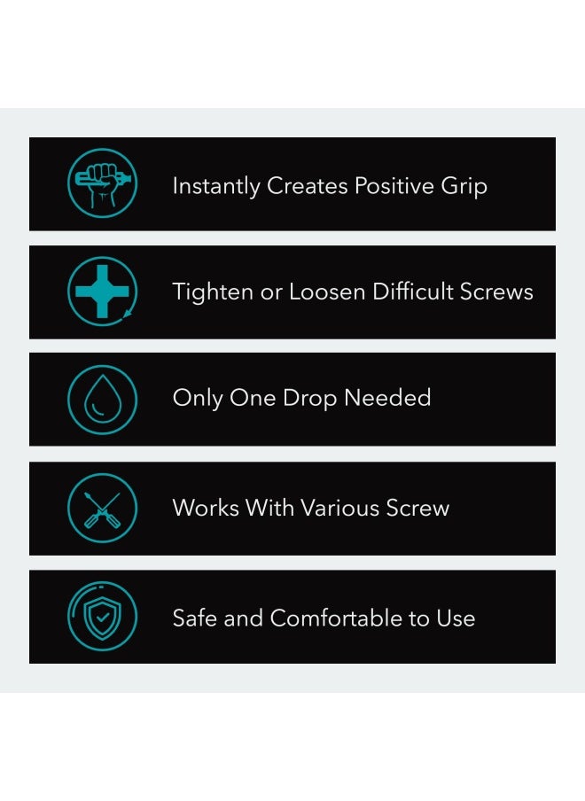 Generic - Solder It Screw Grab 05 Oz Quick Dry Liquid Paste Stripped Screw Remover Screw Extractor Set In A Bottle Anti Seize Compound Creates Up To 800 Positive Grip Home Improvement Essential - Image 1
