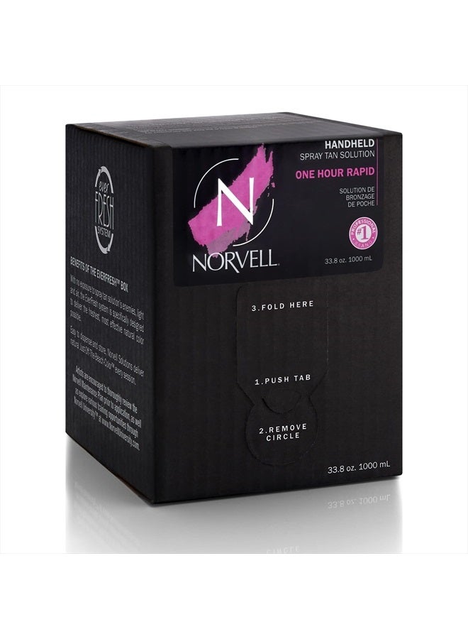 norvell Premium Sunless Tanning Solution - One Hour Rapid, 1 Liter Box - Image 1