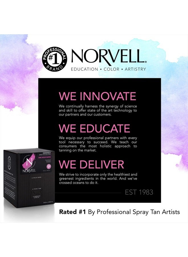 norvell Premium Sunless Tanning Solution - One Hour Rapid, 1 Liter Box - Image 3