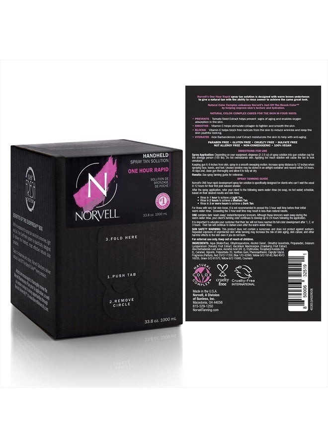 norvell Premium Sunless Tanning Solution - One Hour Rapid, 1 Liter Box - Image 2