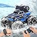 pinkking Amphibious Remote Control Car Boat Water Squirt RC Tank 24GHz Gesture Sensor 4WD Monster Truck Waterproof RC Car for 6 7 8 912 Kids Girls Boys Gift Beach Pool Water Toy With 2 Replaceable Batteries - Image 3