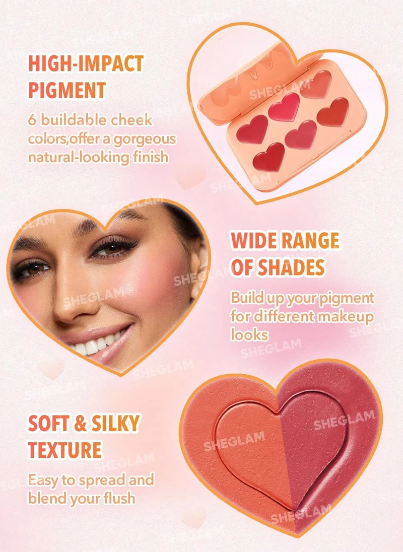 SHEGLAM SG SHEGLAM Flush Crush Cream Blush Palet-Cottage Core Garden