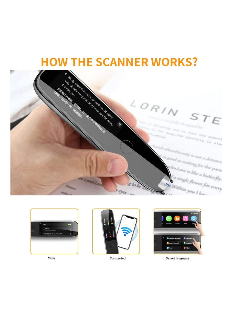 Wireless Reading Translation Scanning Pen Mobile Scanner Translator Languages Device Professional Travel Translator Supported Fast Scanning - Image 4