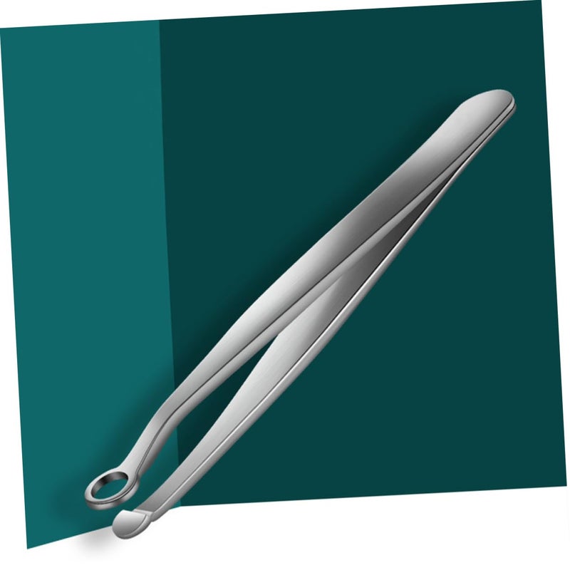 Stainless Steel Nose Hair Trimmer Safe Rounded Head Portable Grooming Tool for Men - Image 4