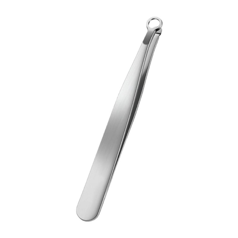 Stainless Steel Nose Hair Trimmer Safe Rounded Head Portable Grooming Tool for Men - Image 2
