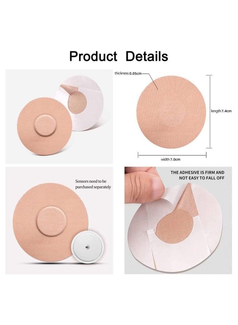 Generic 20 Pieces Adhesive Patches Breathable Sensor Patches Pre-Cut Adhesive Covers Shower Waterproof Tape  - Image 2