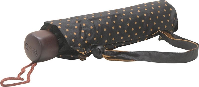 April Lux Umbrella Yellow Polka Dot Black  - Image 3