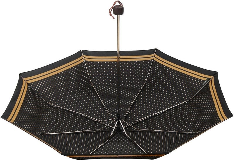 April Lux Umbrella Yellow Polka Dot Black  - Image 2