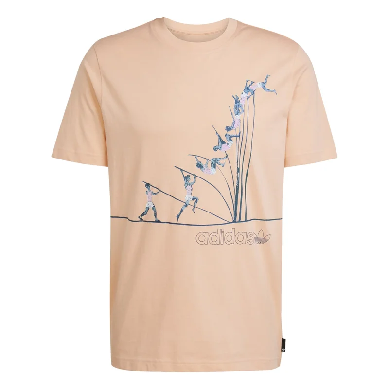 adidas تيشيرت رجالي Q12 TS POLE Pink Originals