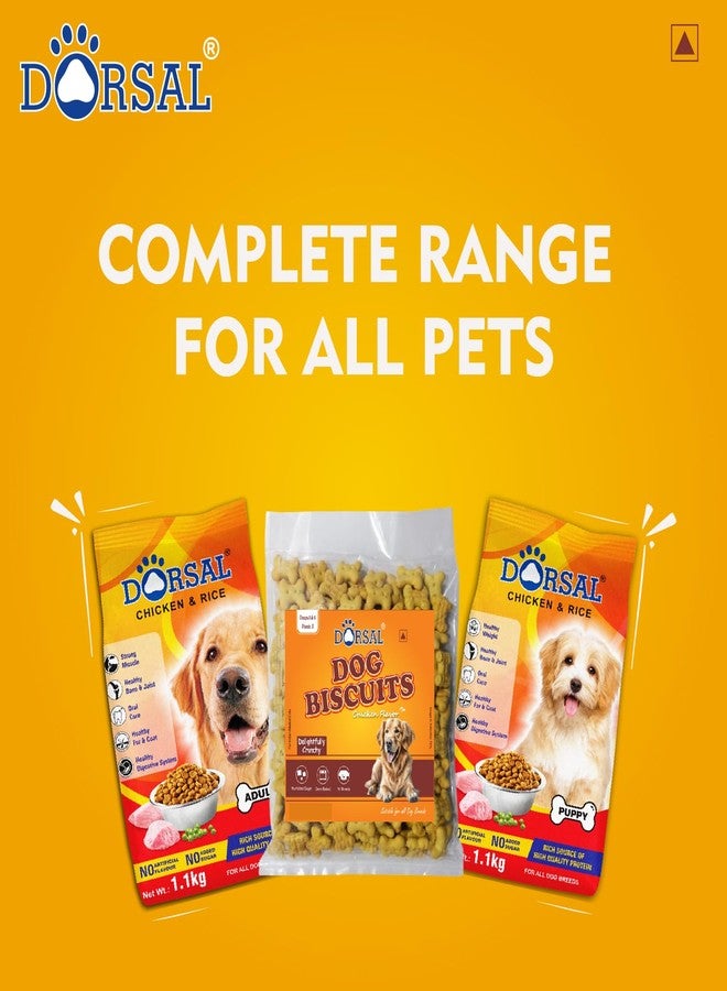 Dorsal Real Chicken Dog Biscuit 2kg (1kg + 1kg) Combo Offer - Image 5
