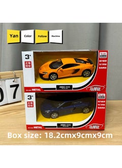 1:36 Genuine Mercedes-Benz BMW Simulation Alloy Car Model Can Open The Door Back Force Alloy Sports Car Model Children's Toys-Color:554992Mckaren-650s