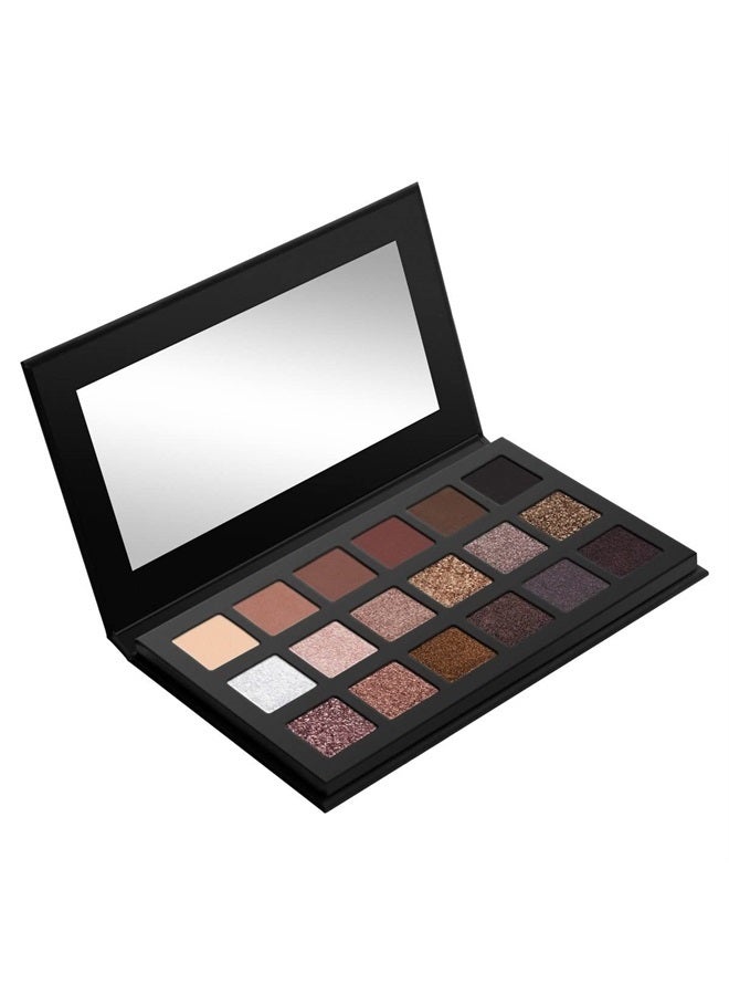 Lorac PRO Matte & Shimmer Eyeshadow Palette, Noir | Glitter | Mirror Compact | Cruelty Free, Gluten Free, Vegan - Image 2