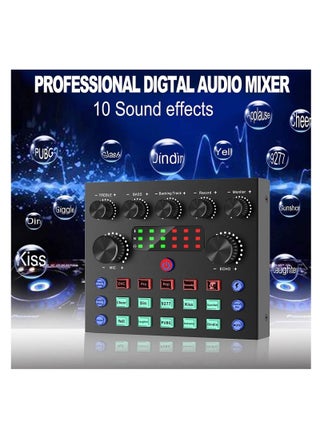V8S Digital Audio Interface, Sound Card Microphone Kit, Live Mixer/Voice Changer/Audio Interface/Audio Mixer for Streaming/Gaming/Recording/Singing/PC/Computer - pzsku/ZF5FF8BECF5B00FC6497DZ/45/1747652525/57fd293b-a071-4a13-8abc-9a9f50135e6f
