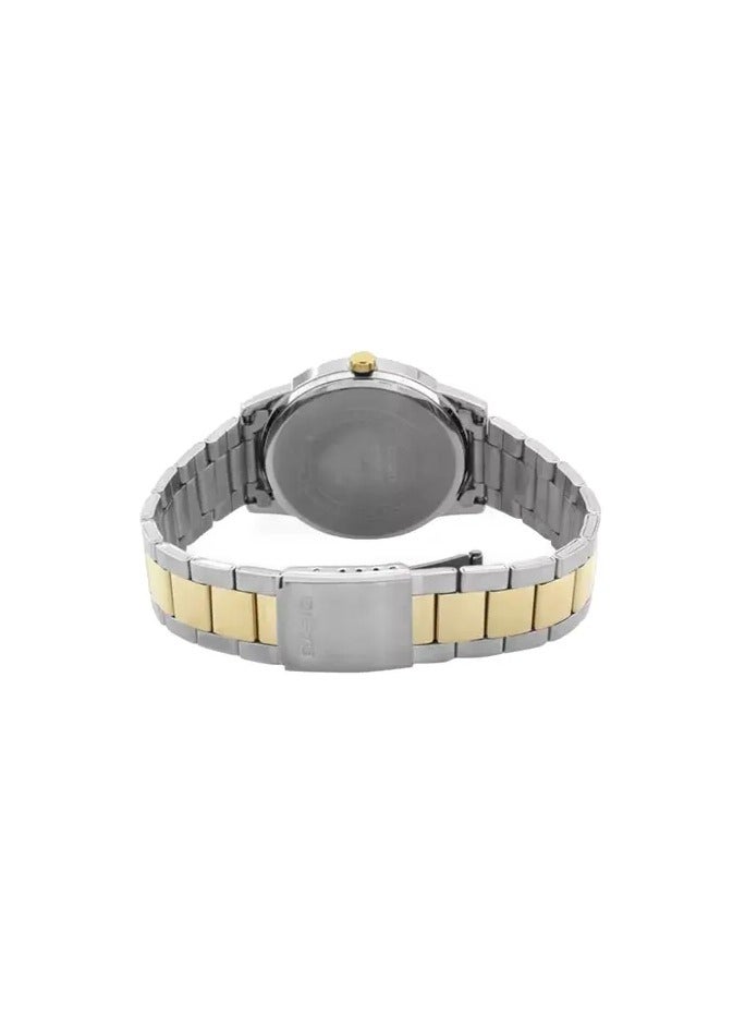 كاسيو ساعة كاسيو للسيدات بعرض تناظري ومنومات بيضاء - LTP-1303SG-7AVDF - Image 3