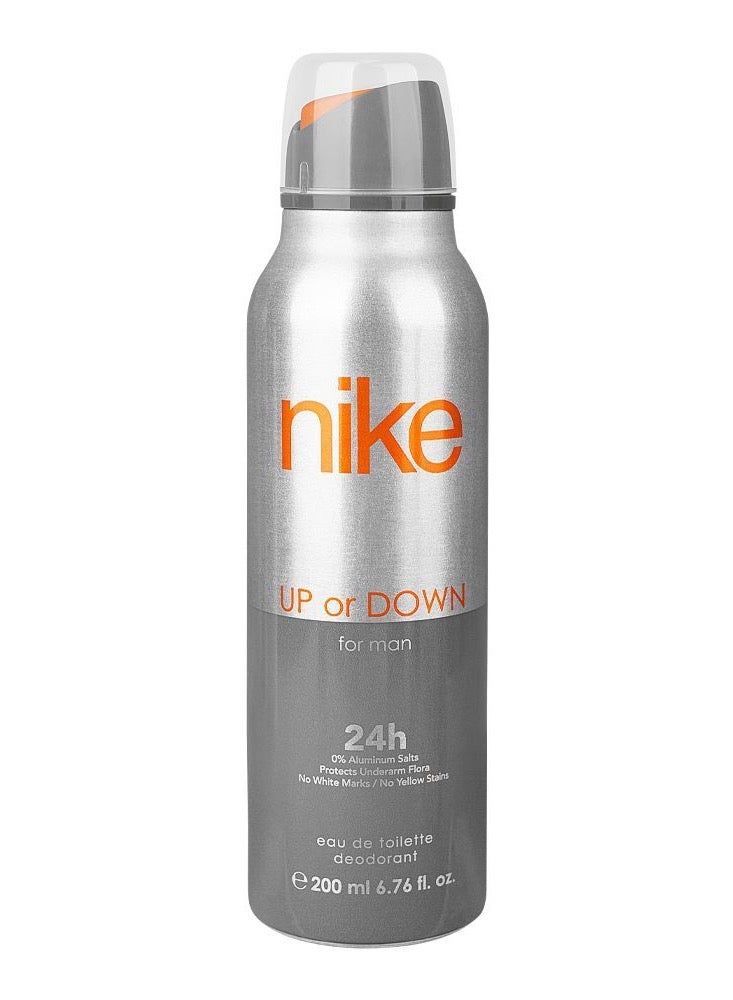 Nike Nike Men Up Or Down Deodorant Spray, EDT, 200ml - Image 1