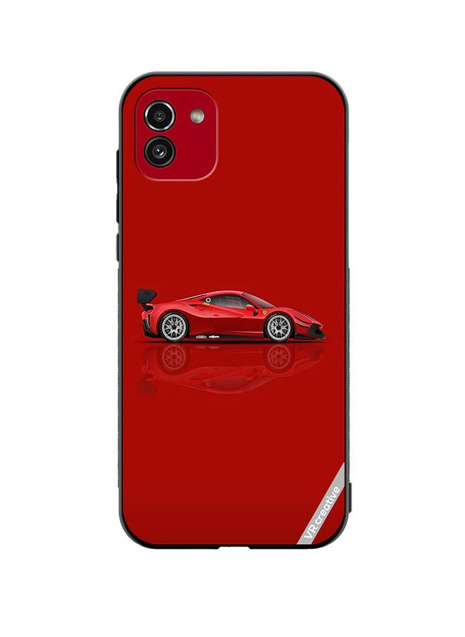 VR CREATIVE - Protective Case Cover For Samsung Galaxy A03 Ferrari Design Multicolour - Image 1