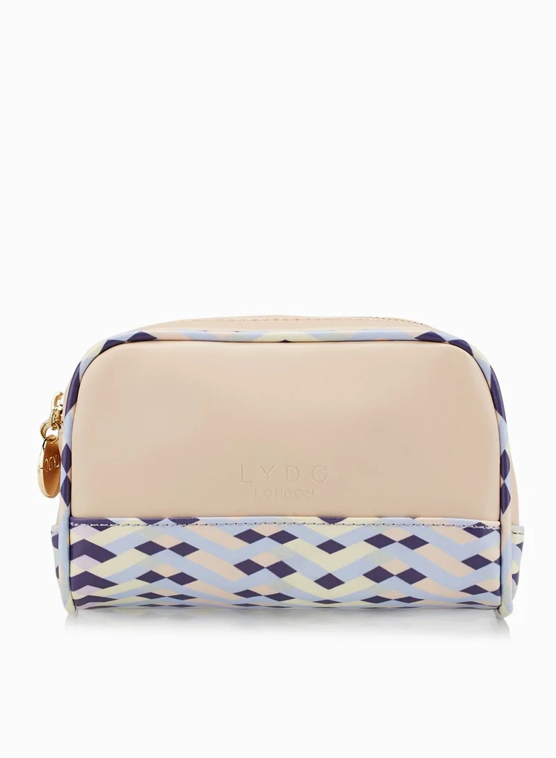 LYDC London Printed Cosmetic Bag