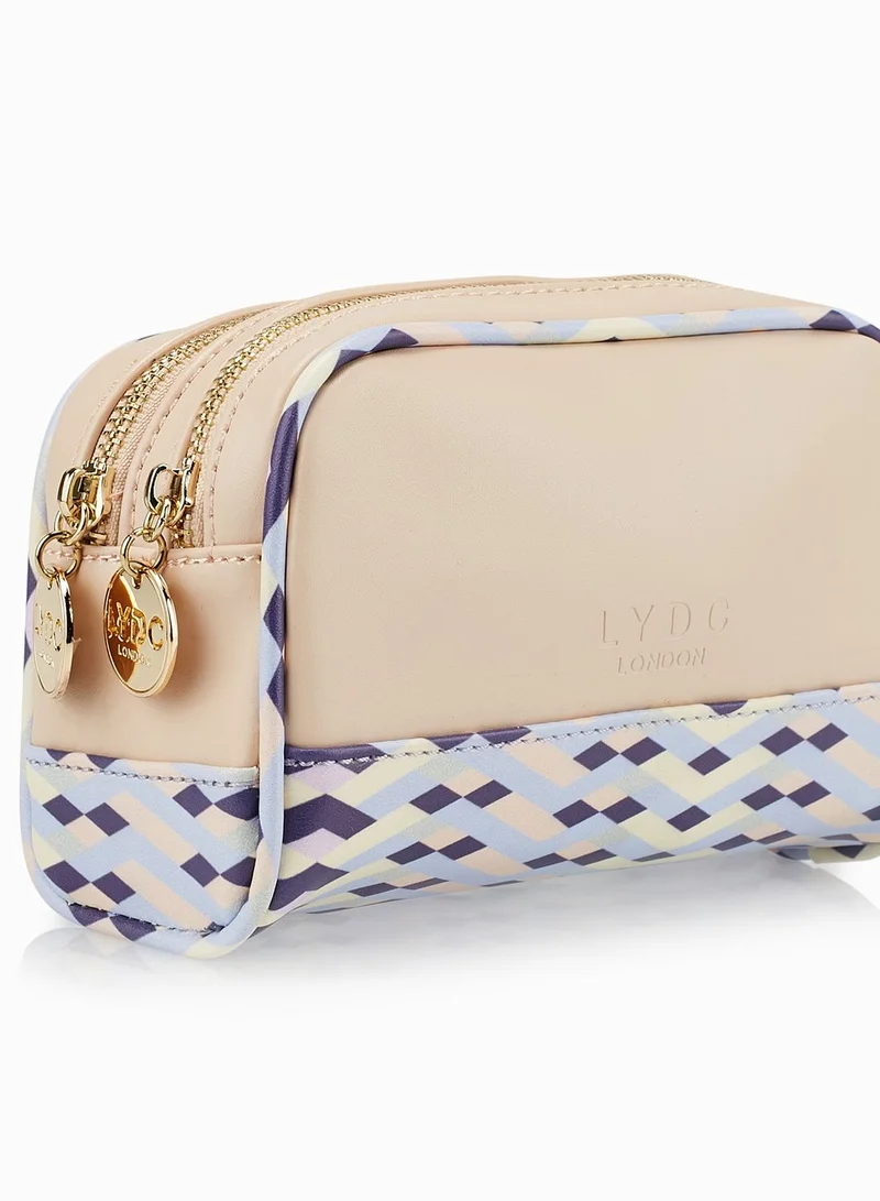 LYDC London Printed Cosmetic Bag