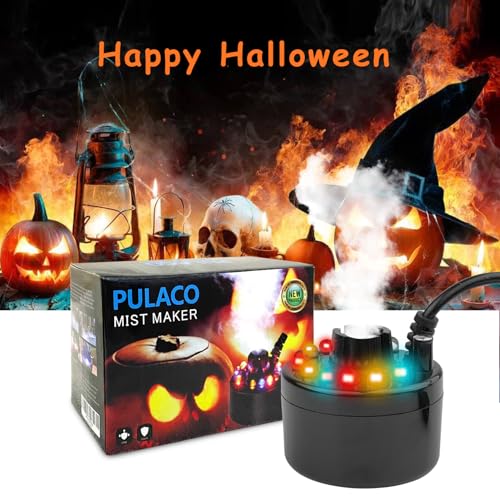 PULACO Mist Maker, Indoor Fountain Mister Foggers, Small Pond Fog Machine Atomizer Air Humidifier Perfect for Water Feature, Halloween - Image 2