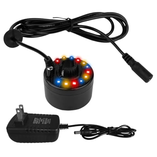 PULACO Mist Maker, Indoor Fountain Mister Foggers, Small Pond Fog Machine Atomizer Air Humidifier Perfect for Water Feature, Halloween - Image 1
