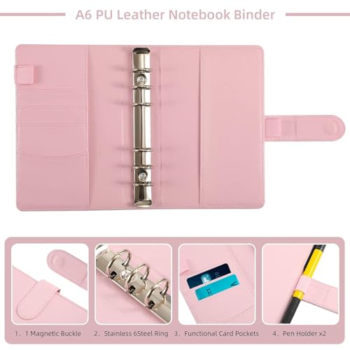 Qolixs Budget Binder, Money Saving Binder with Zipper Envelopes, Cash Envelopes and Expense Budget Sheets for Budgeting - Image 2