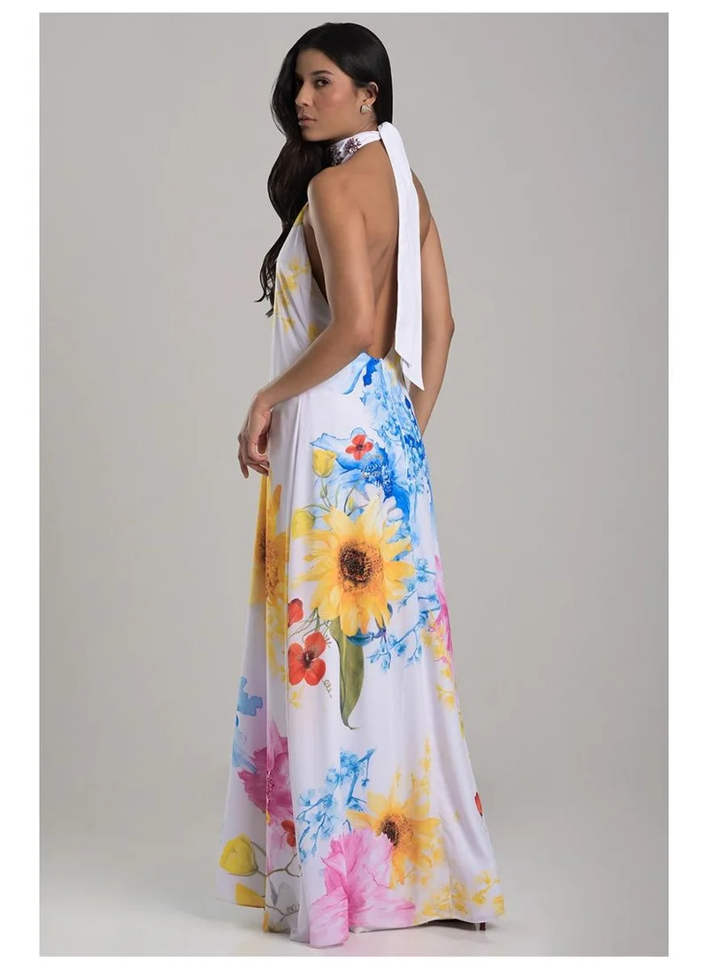 Carmen Steffens  Long Halter Neck Dress for Women | Best Price UAE