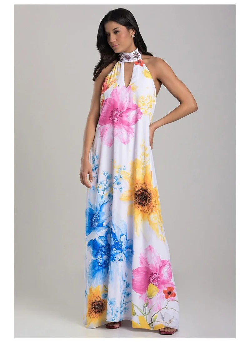 Carmen Steffens  Long Halter Neck Dress for Women | Best Price UAE