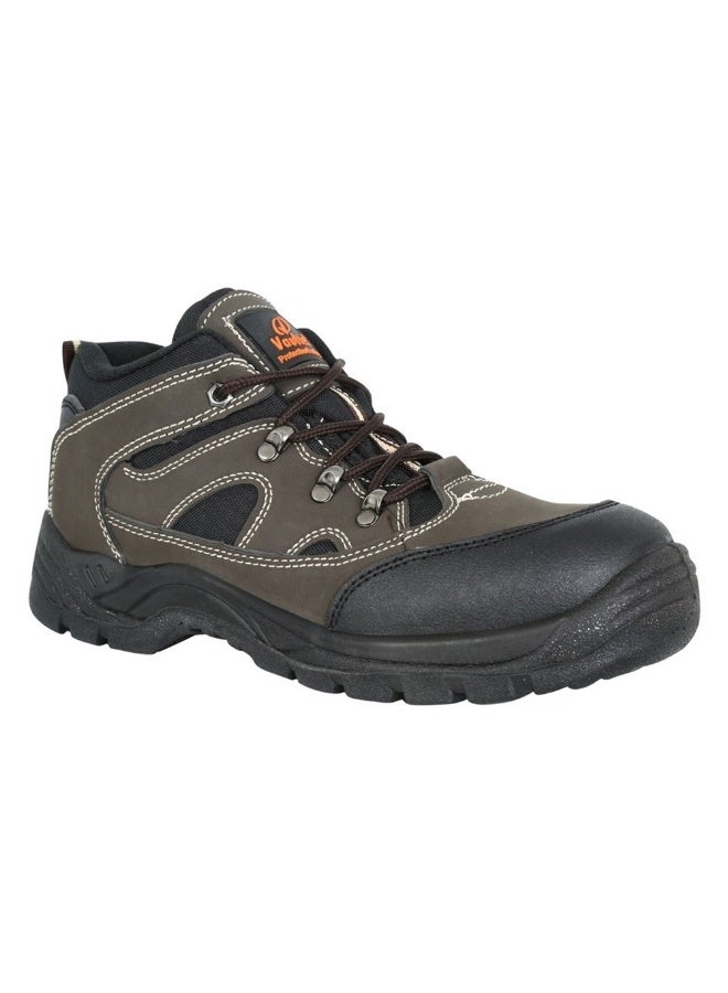Vaultex MSR High Ankle Safety Shoes, Action Nubuck Leather, Brown, 41  - Image 1