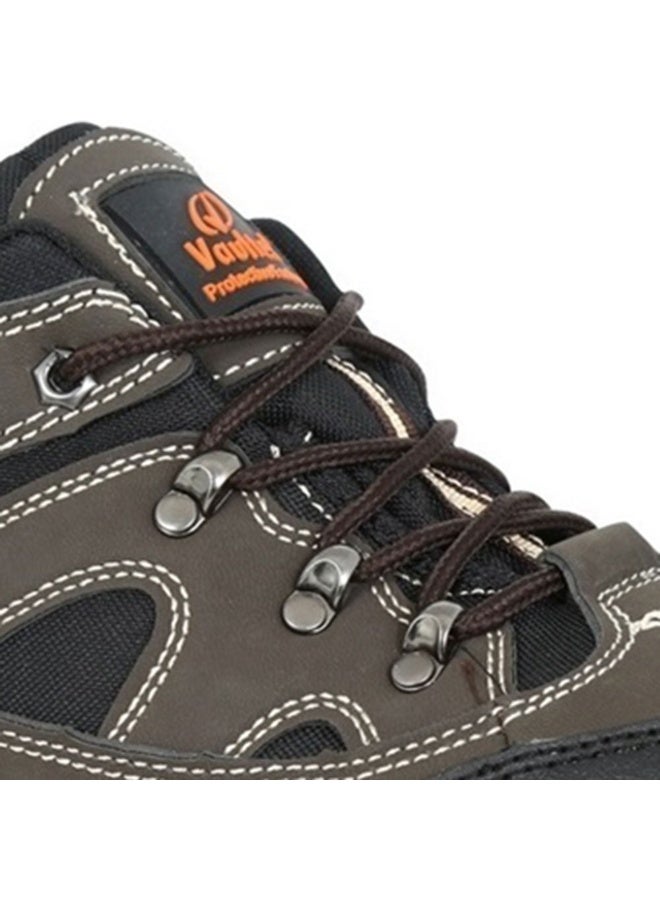 Vaultex MSR High Ankle Safety Shoes, Action Nubuck Leather, Brown, 41  - Image 3