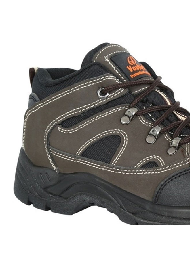 Vaultex MSR High Ankle Safety Shoes, Action Nubuck Leather, Brown, 41  - Image 2