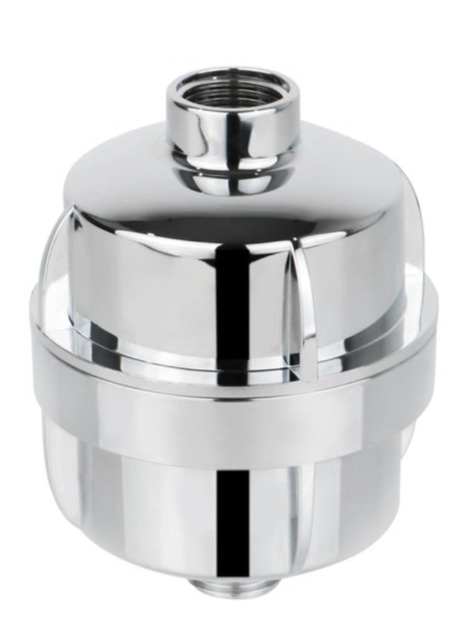 TaimAs Shower Filter — Chrome (Silver) | Anti-Chlorine KDF + Activated Carbon Cartridge | Water Softener for Bath & Shower - 20 stages - Image 1