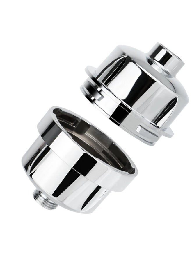 TaimAs Shower Filter — Chrome (Silver) | Anti-Chlorine KDF + Activated Carbon Cartridge | Water Softener for Bath & Shower - 20 stages - Image 5