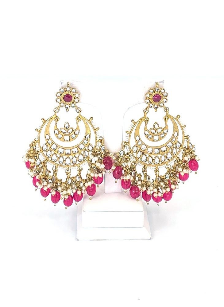 GOHONA - GOHONA Bollywood Style Indian Traditional Jhumka Earring for Women - Image 1