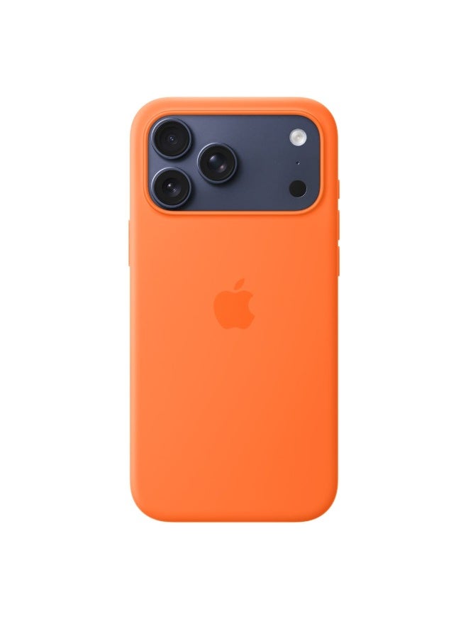 ROFEE iPhone 17 Pro Max Silicone Case with MagSafe – ORANGE​​​​​​​ - Image 2