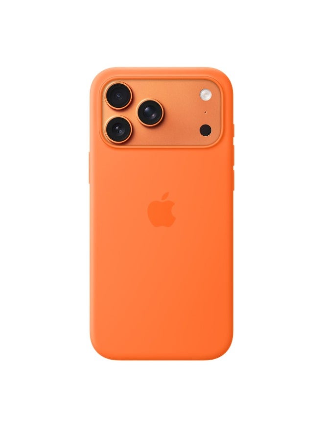 ROFEE iPhone 17 Pro Max Silicone Case with MagSafe – ORANGE​​​​​​​ - Image 1