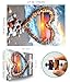 MINIWAN Romantic Heart Shaped Pebble Beach Sunset 1000 Piece Jigsaw Puzzle for Adults Ocean Wave Stone Heart Jigsaw Puzzle Romantic Valentine Gift for Nature Lover Couples 275x197 Inch - Image 4