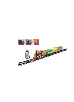 Generic 21 PIECES REMOTE CONTROL BIG TRAIN SET WITH REAL SMOKE AND SOUND (Multicolor)  - Image 4