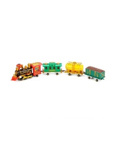 Generic 21 PIECES REMOTE CONTROL BIG TRAIN SET WITH REAL SMOKE AND SOUND (Multicolor)  - Image 3