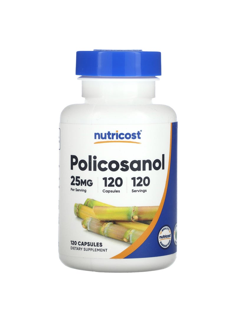 Policosanol, 25 mg, 120 Capsules