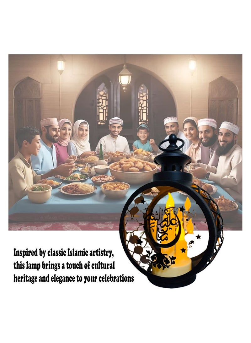 ىمارالد مصباح رمضاني تقليدي إسلامي متعدد الأغراض للاستخدام الداخلي والخارجي، أنيق لحفلات الإفطار، واحتفالات العيد، وديكور الزفاف، وأجواء المسجد، وديكور المنزل  - Image 3