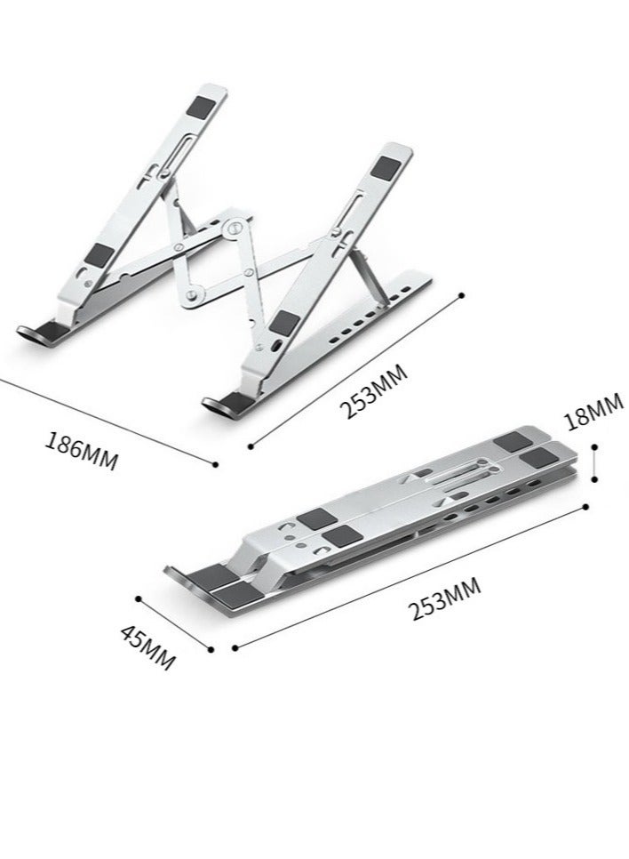 ELTRAZONE Adjustable Aluminum Alloy Foldable Laptop Stand - Image 3