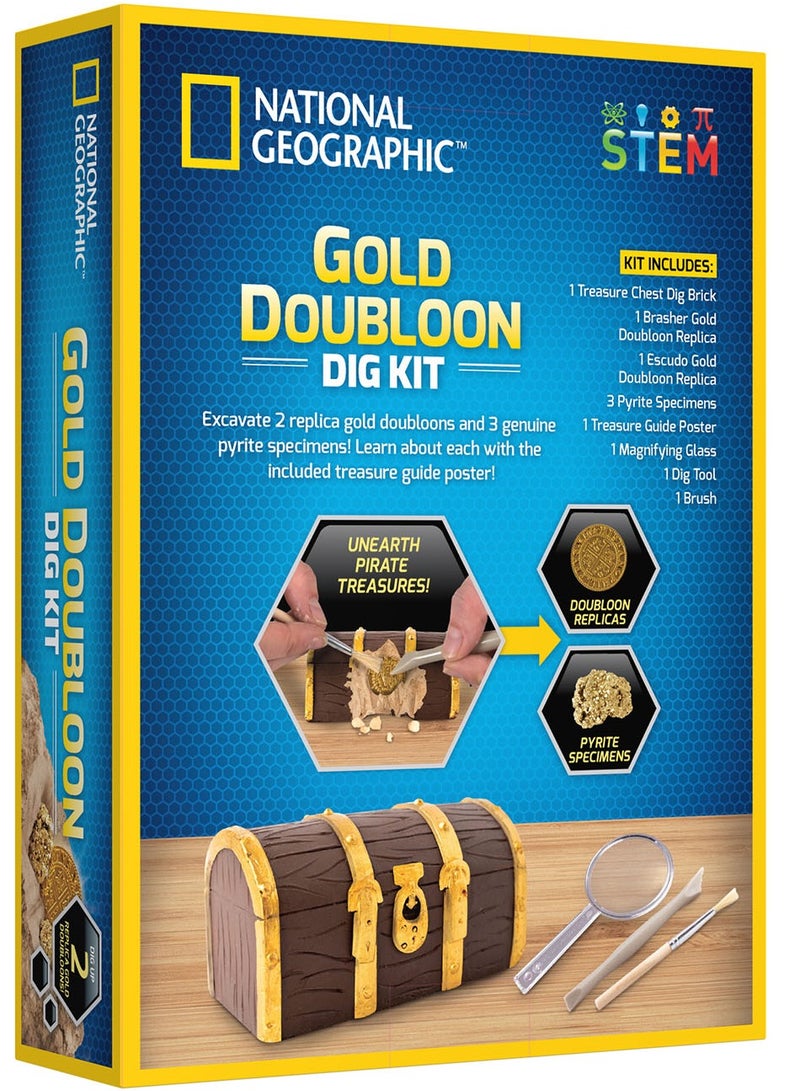 NATIONAL GEOGRAPHIC Blue Marble Gold Doubloon Dig Kit - Image 3